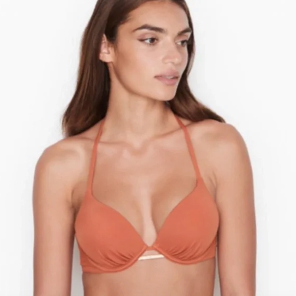 👙 NWT Victoria's Secret Bali Bombshell Add-2-Cups Push-Up Swim Bikini Top